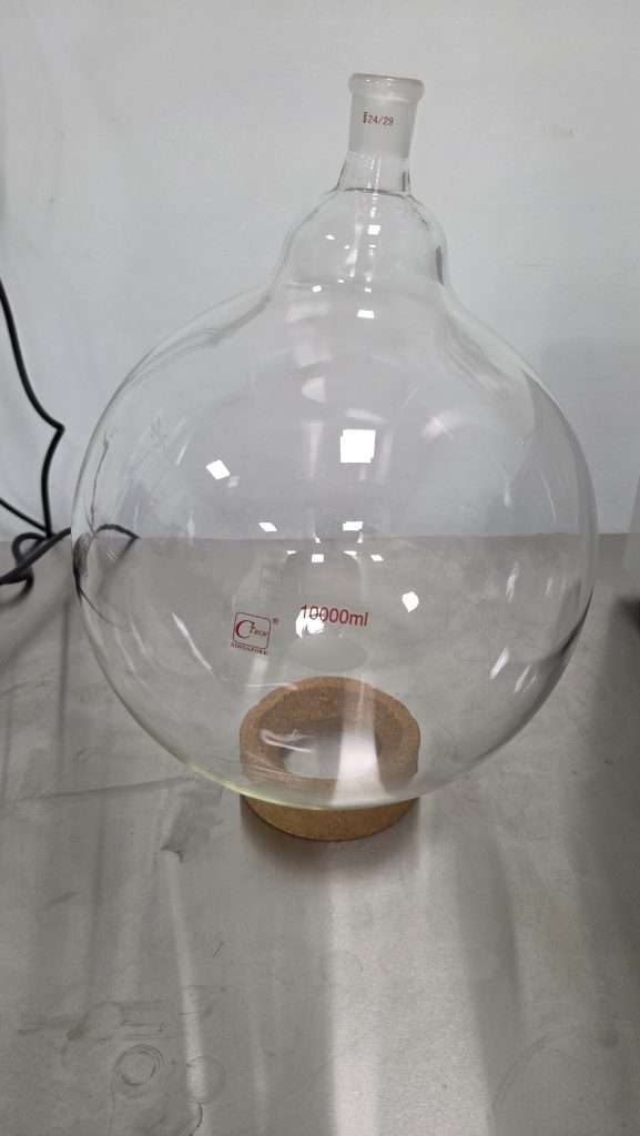 2025 2x 單頸 10L 圓底燒瓶 – 專為 Misung ES308 量身訂做 – 二手 – 新加坡