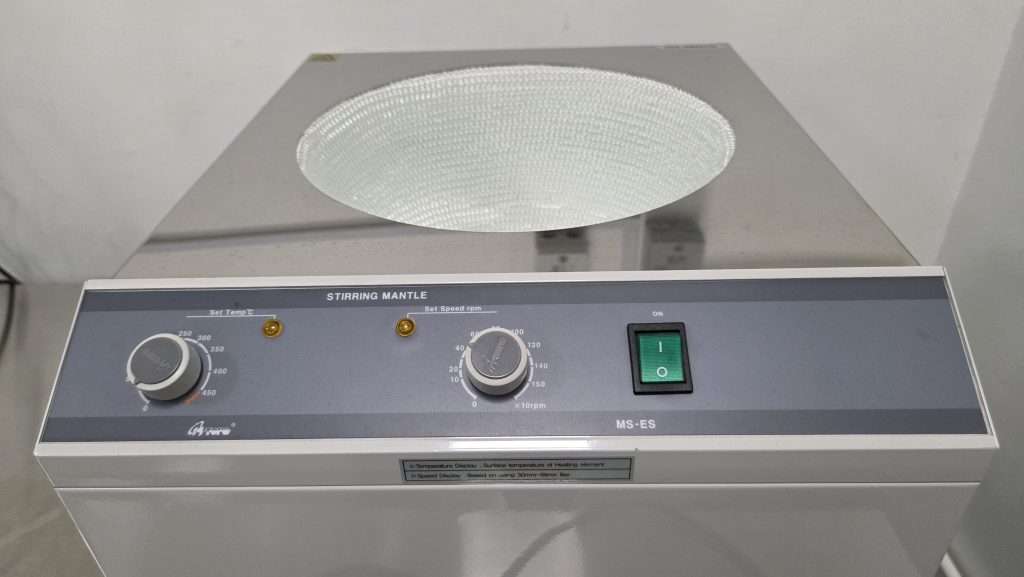 2x Misung MS-ES308 加熱套帶攪拌器 – 10L，1300W，最高溫度 450°C – 二手 – 新加坡