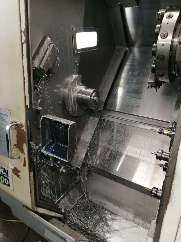 2005 年 Okuma LU300-2ST 350 雙主軸、雙刀塔CNC車削中心 – 二手 – 德國