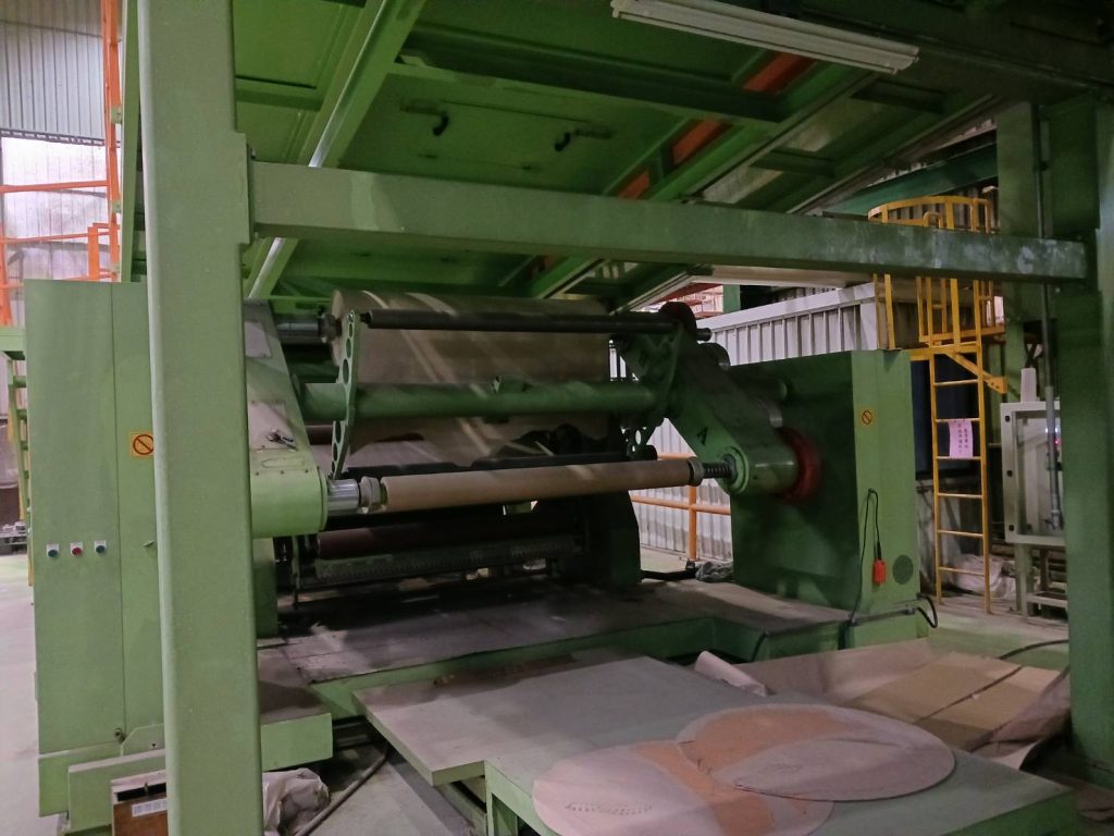 Complete Thermal Transfer Paper Coating & Converting Production Line – YII-CHWAN + KLEINWEFERS + JAGENBERG + WRAPMATIC – Used – Taiwan