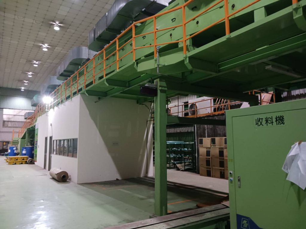 Complete Thermal Transfer Paper Coating & Converting Production Line – YII-CHWAN + KLEINWEFERS + JAGENBERG + WRAPMATIC – Used – Taiwan