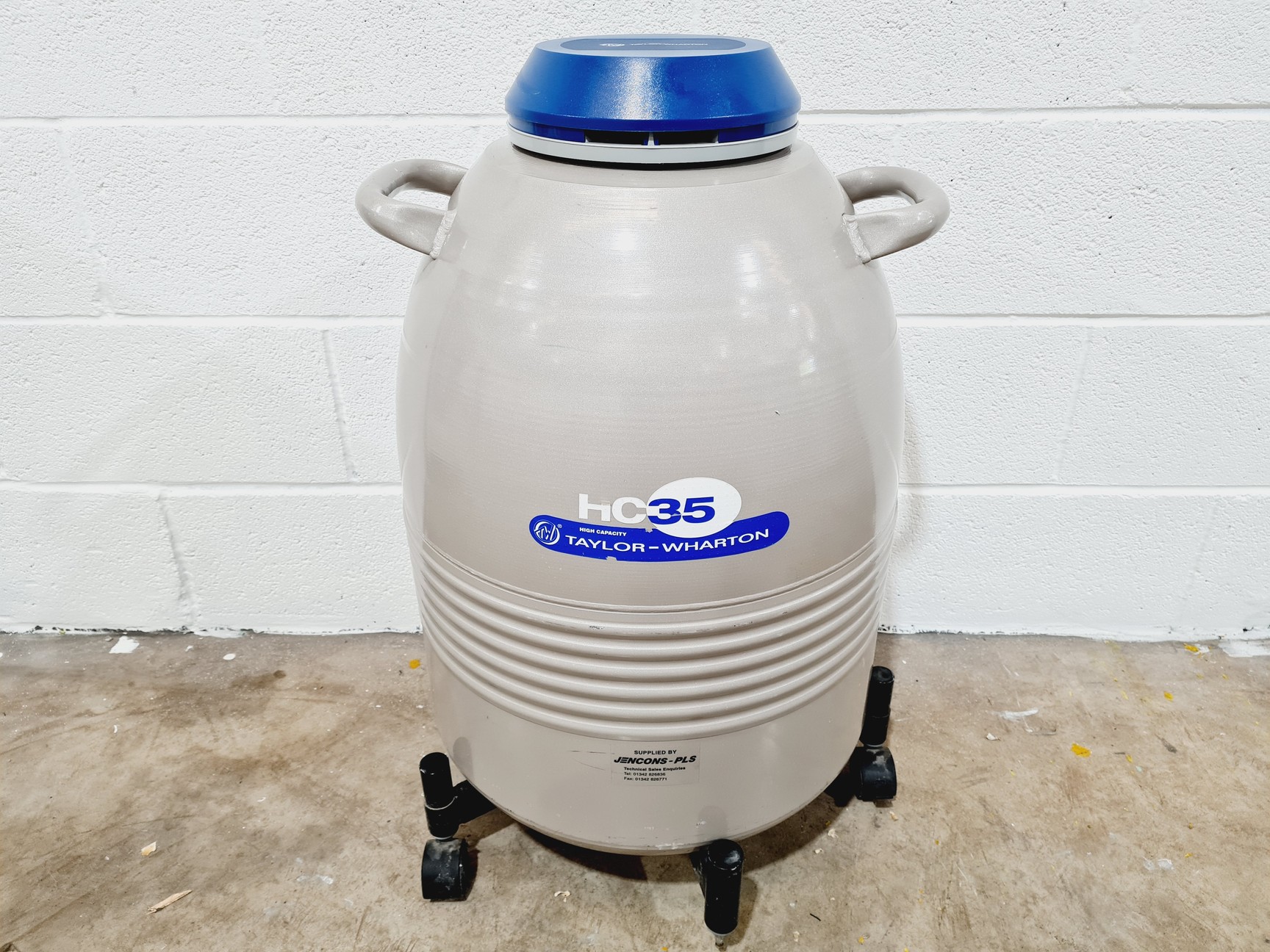 Taylor-Wharton HC35 Nitrogen Dewar w/ Trolley