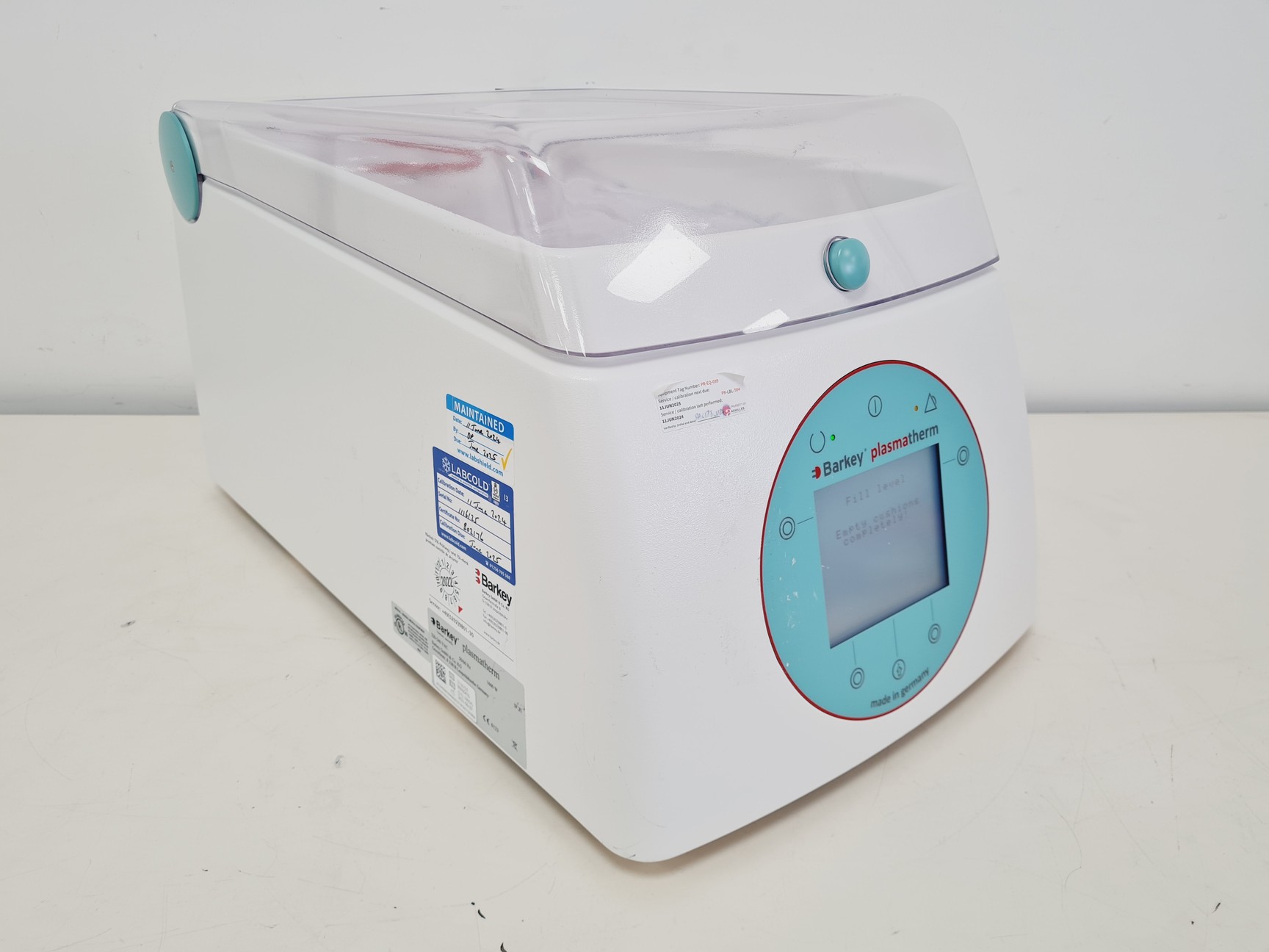 Barkey Plasmatherm Blood & Plasma Bag Heating System Lab