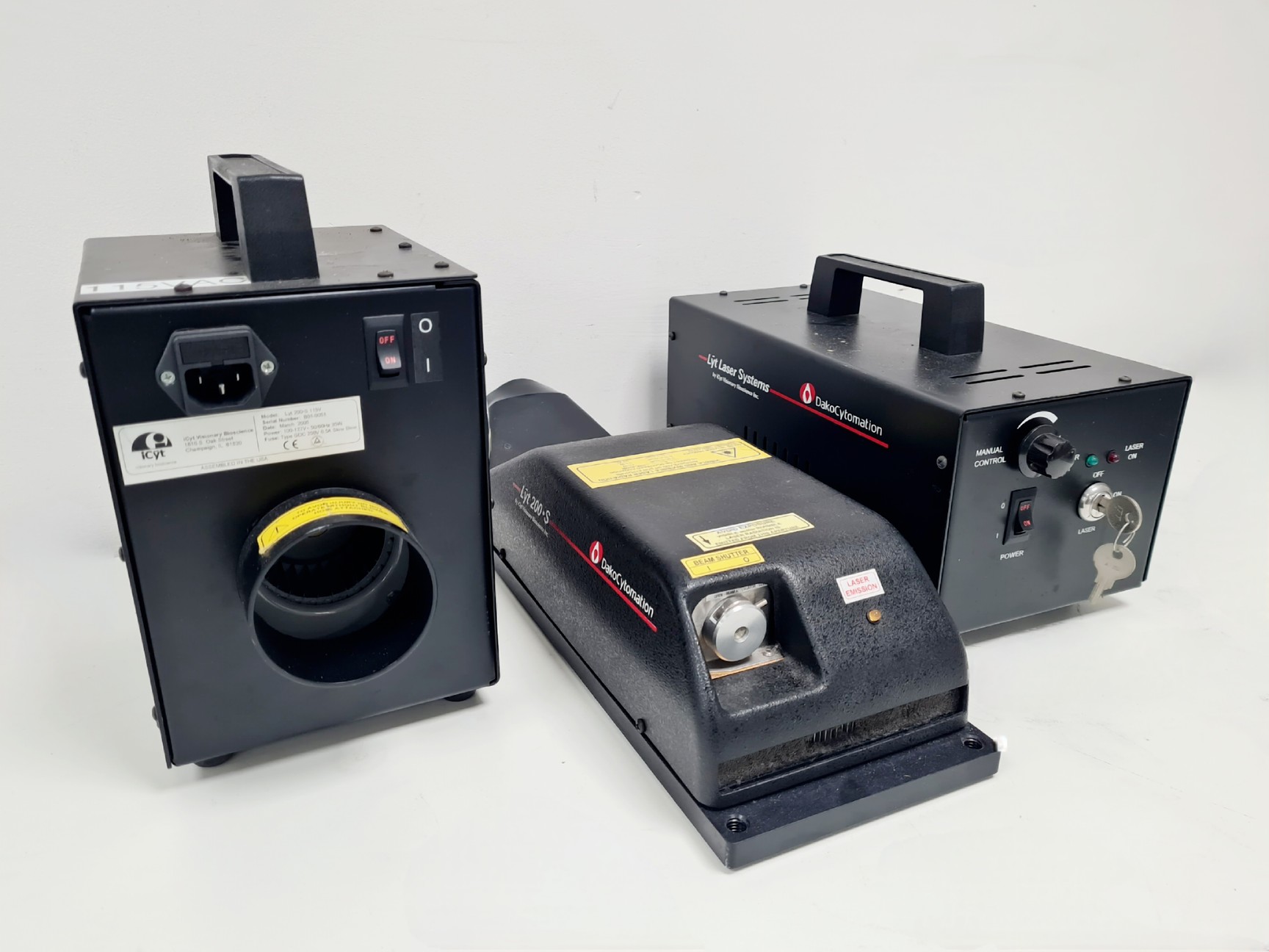 DakoCytomation Diode Lyt 200-S Laser Head w/ Controller & Fan/Cooler Lab