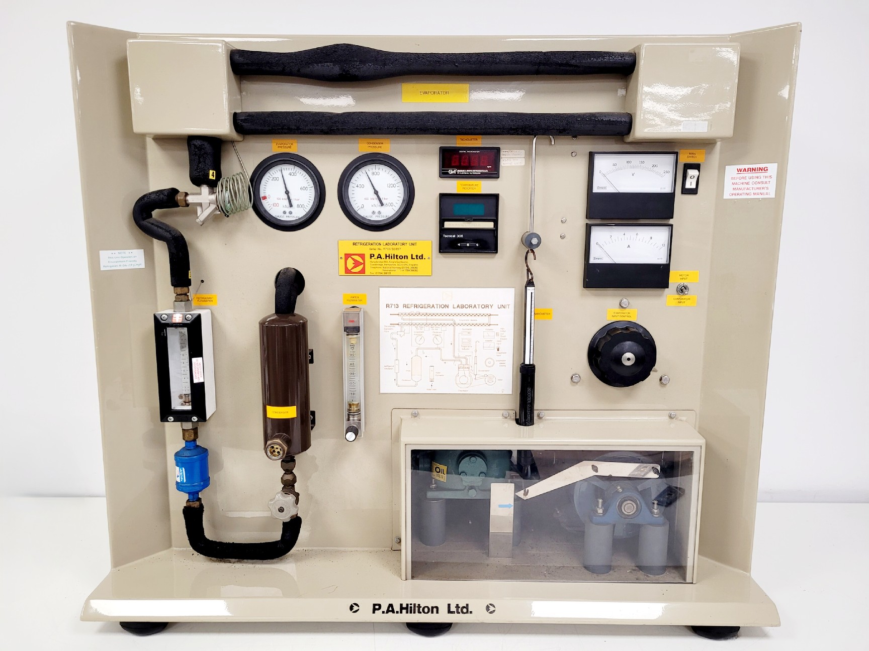 P.A.Hilton LTD Refrigeration Laboratory Unit