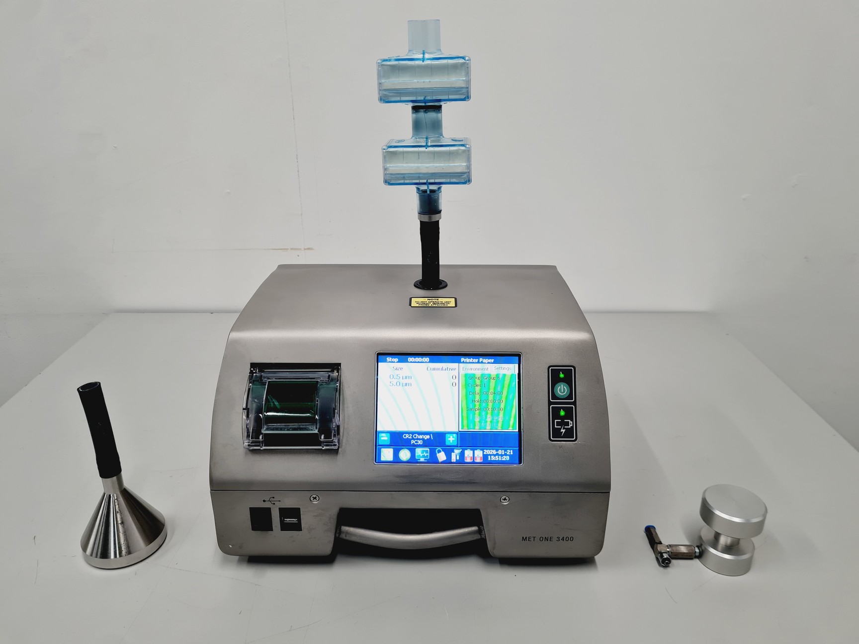 Hach Met One 3400 Portable Airborne Particle Counter Lab