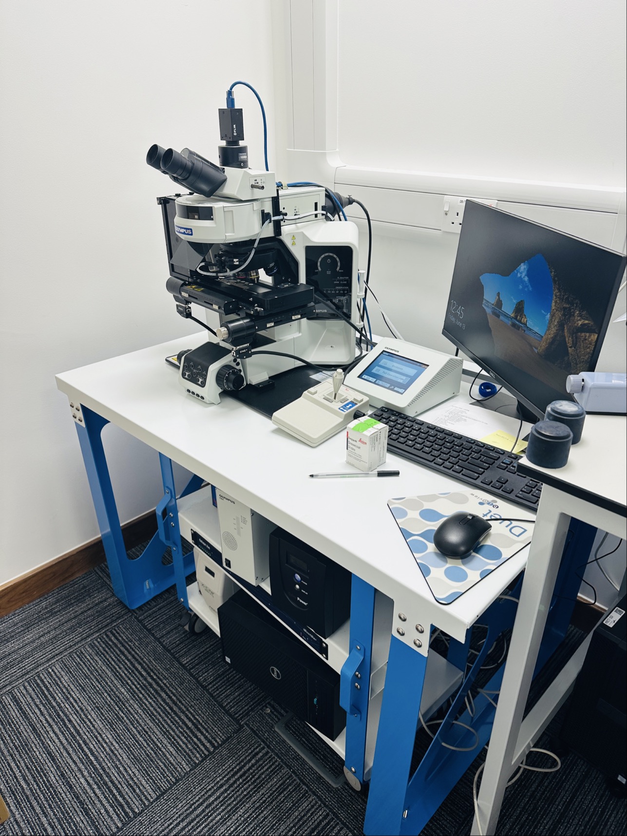 BioView / Olympus BX63 Automated Fluorescence Microscope System (S/N 534) Lab
