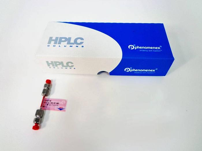 Phenomenex Synergi 4 um Max-RP 80 A, LC Column 50 x 1 mm.