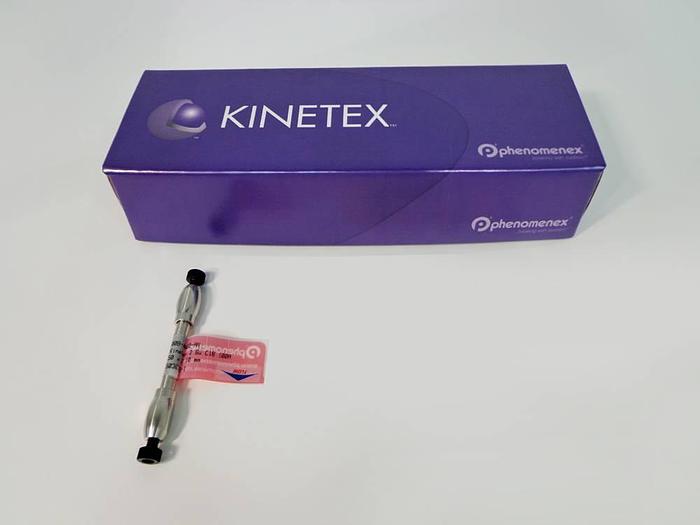 Phenomenex Kinetex 2.6u C18 100A LC Column 50 x 2.1 mm.