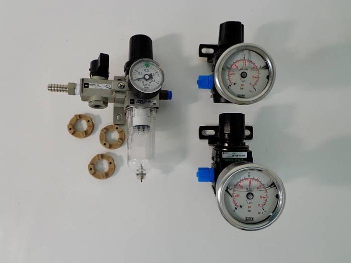 SMC and CKD WIKA (2 off) Regulators.