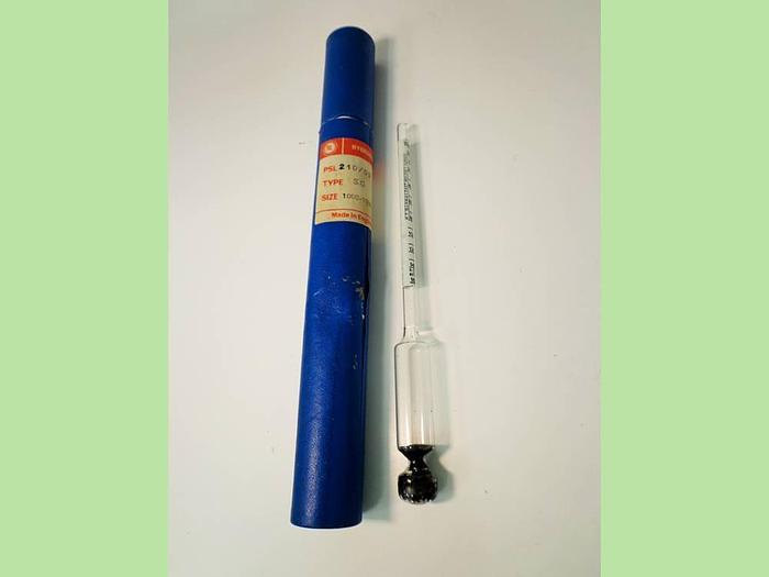 Glass PSL 210/09 Poulten Selfe & Lee Hydrometer, type S.G.