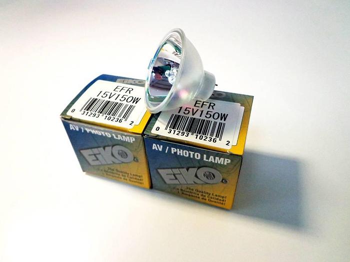 Eiko AV/Photo Lamp, EFR 15v 150w. 2 pcs.