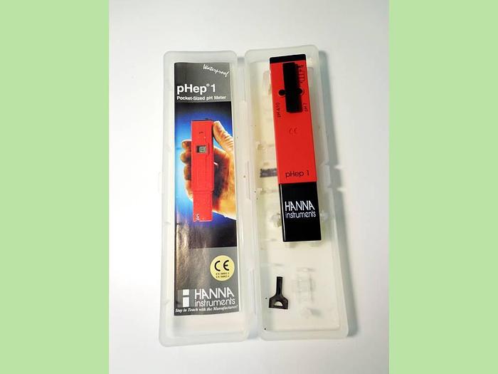 Hanna pHep 1 Waterproof Pocket-sized ph Tester with 0.1 ph Resolution – H198151