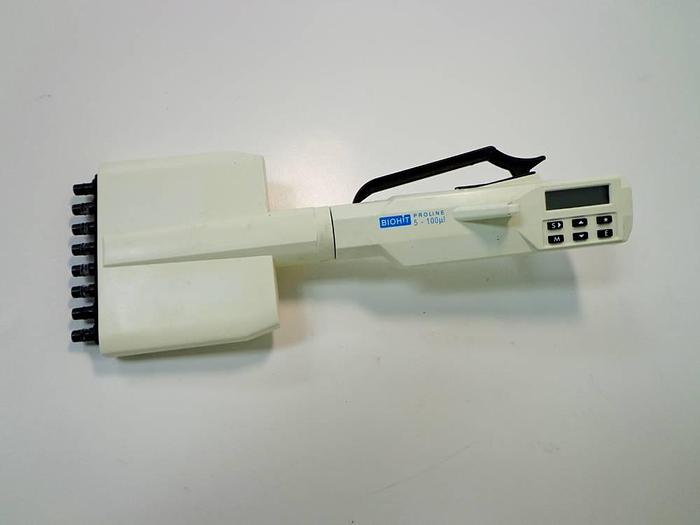 BioHit Proline 12 Channel Electronic Pipette 5-100ul.