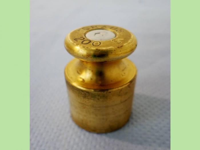 Ohaus 20g Brass Balance Weight, Vintage Style.