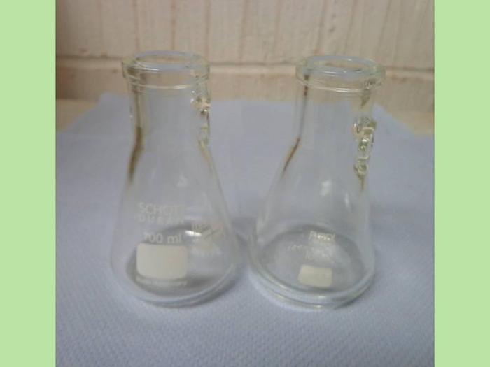 Schott Duran/Pyrex mix 100mL Filter Flask Conical With Hole, 23 pcs.